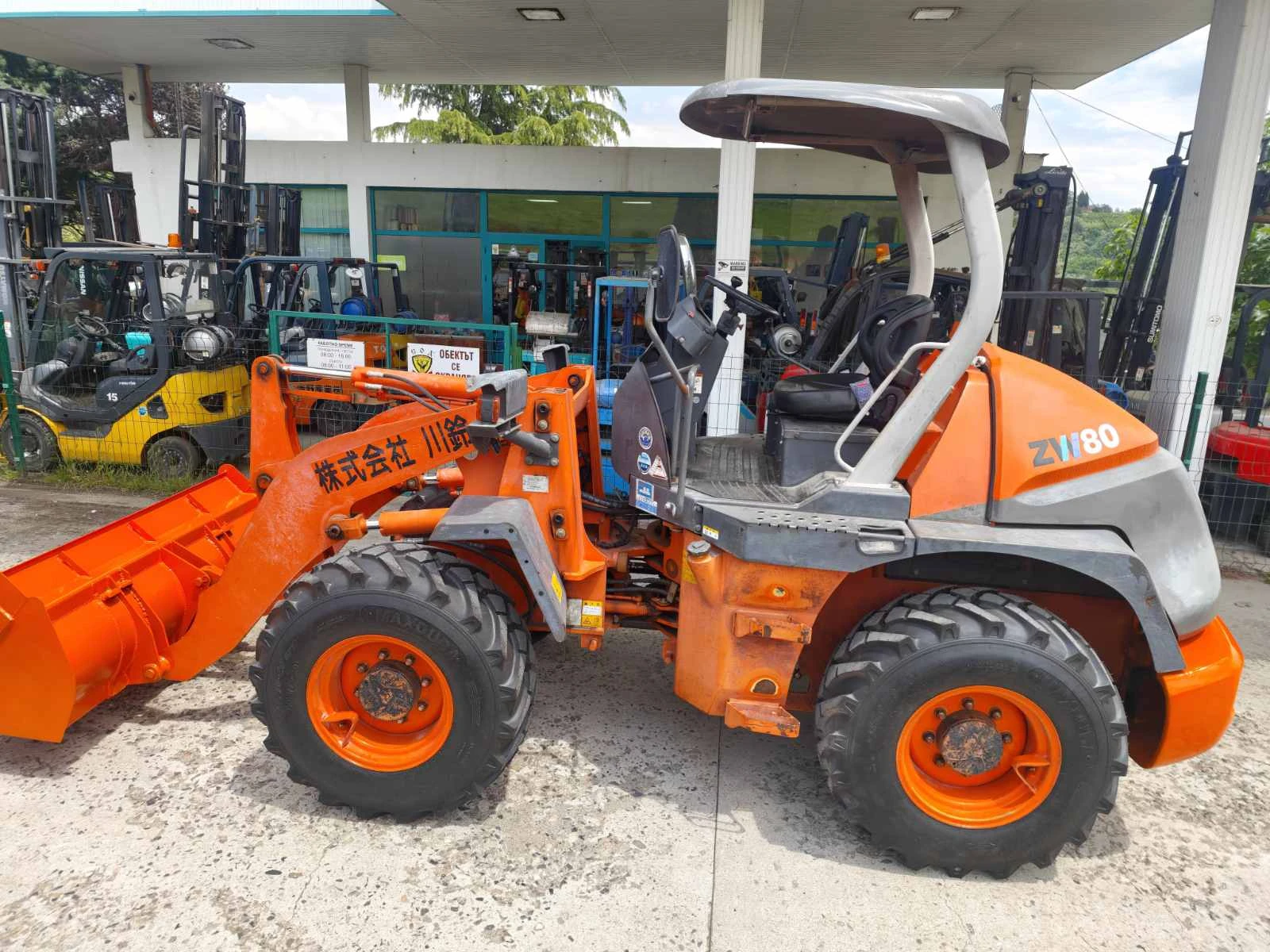 Челен товарач Hitachi ZW80 -НОВ ВНОС, снимка 4 - Индустриална техника - 54630056