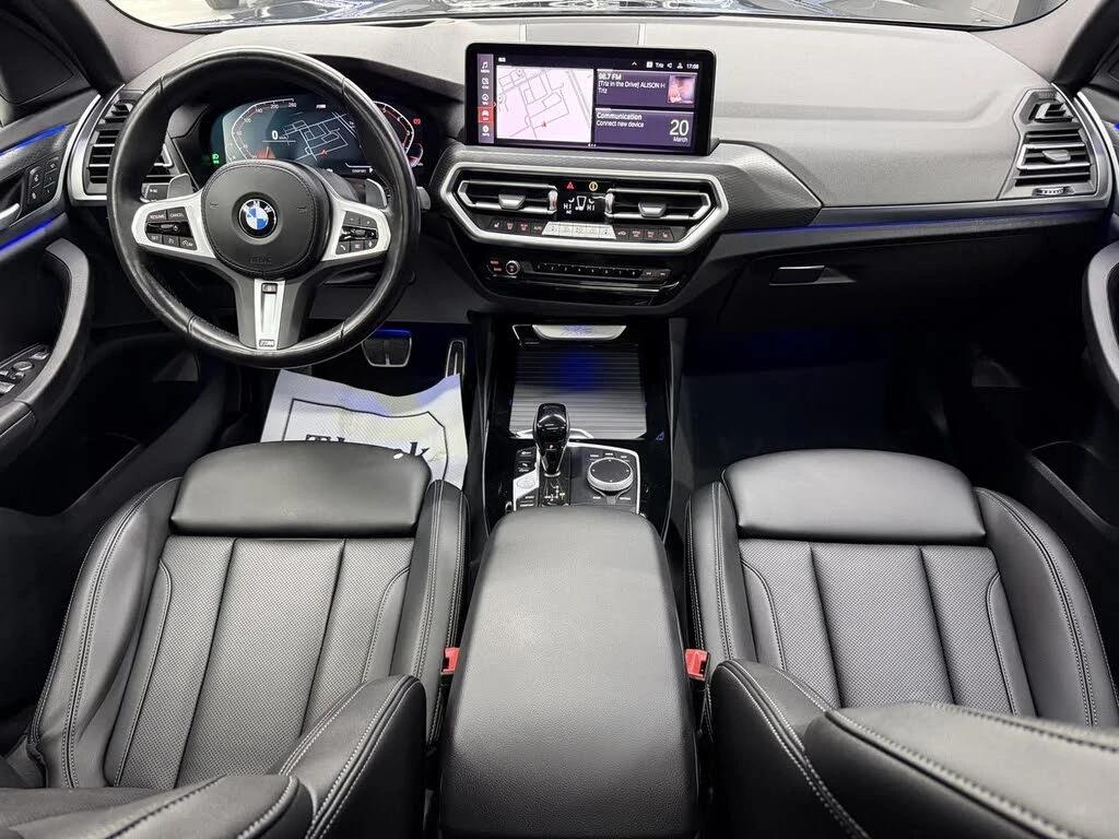 BMW X3 30i* XDRIVE* MSPORT* HEAD UP* AMBIENT* КАМЕРА, снимка 9 - Автомобили и джипове - 55230285