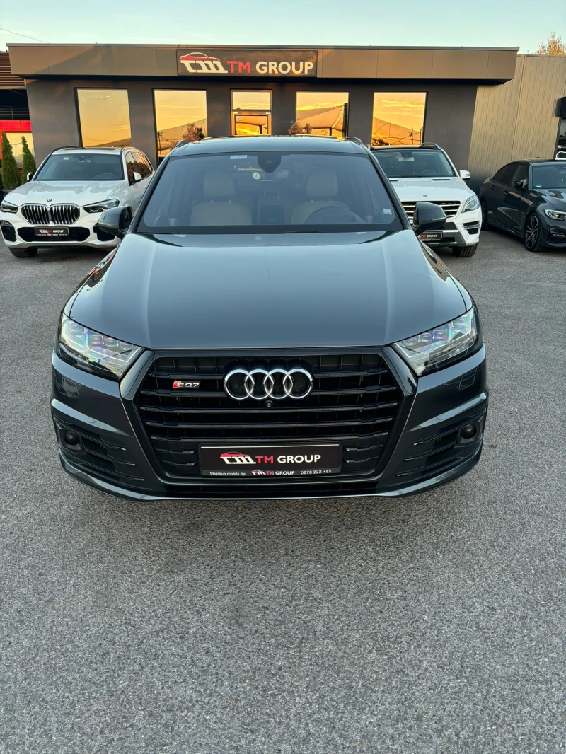 Audi SQ7 4.0 V8T* S Line+ * MATRIX* Pano* Dis* Carbon* BOSE, снимка 1 - Автомобили и джипове - 47440718