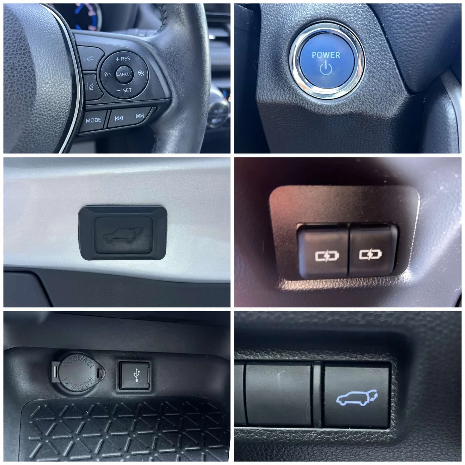 Toyota Rav4 * В ГАРАНЦИЯ от TOYOTA * 2.5 HYBRID 218 к.с , снимка 13 - Автомобили и джипове - 56167848