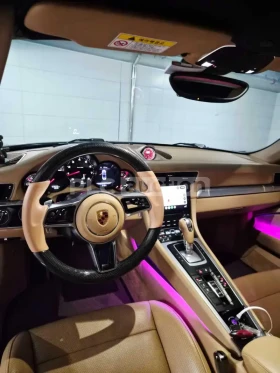Porsche 911 CARRERA 4S / CABRIO / КАФЯВ САЛОН / ЦЕНА ДО БЪЛГАР, снимка 7
