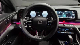 Hyundai Elantra 1.6* N-LINE* ПОДГРЕВ* ОБДУХВАНЕ* 360* АМБИЕНТНО* , снимка 11