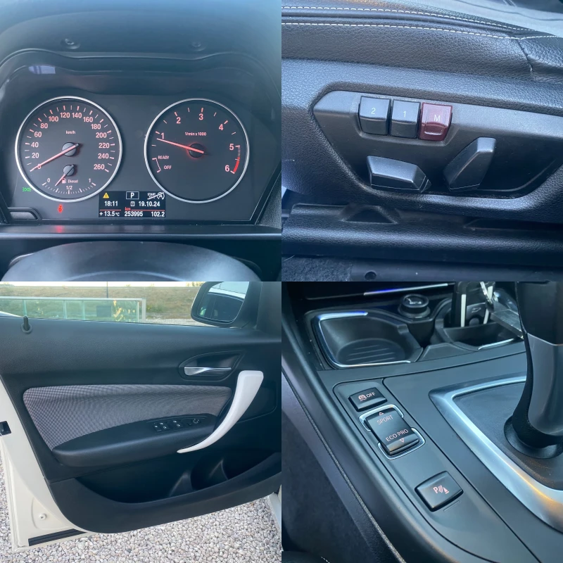 BMW 118 2.0d, Urban, АВТОМАТИК, ПОДГР, LED, BXENON, НАВИ, , снимка 13 - Автомобили и джипове - 47667182