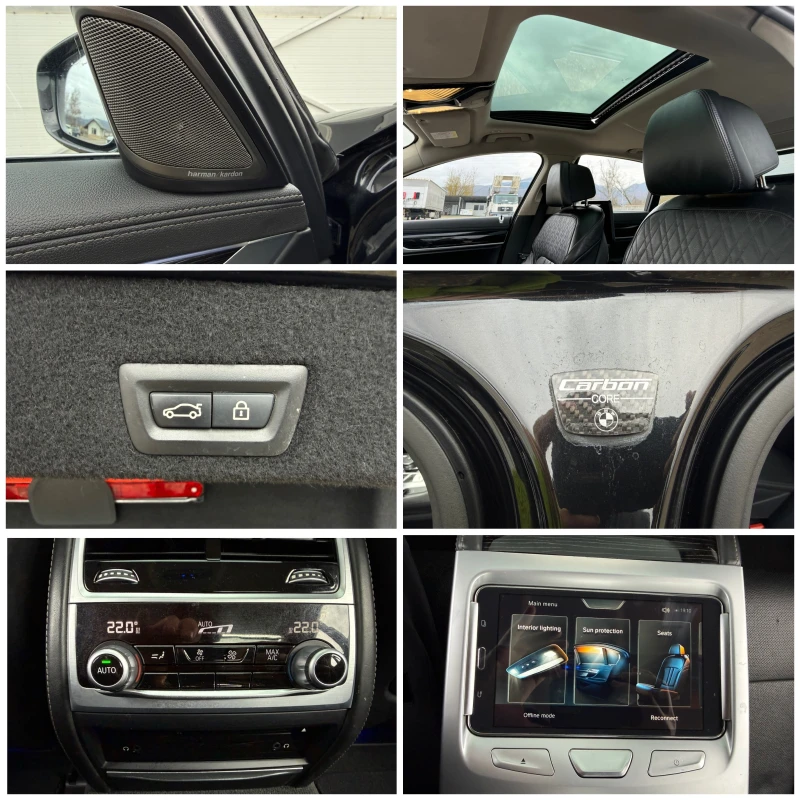 BMW 730 3.0D x-Drive/3xTV/Carbon/360камера/Вакуум/Full, снимка 16 - Автомобили и джипове - 53378831