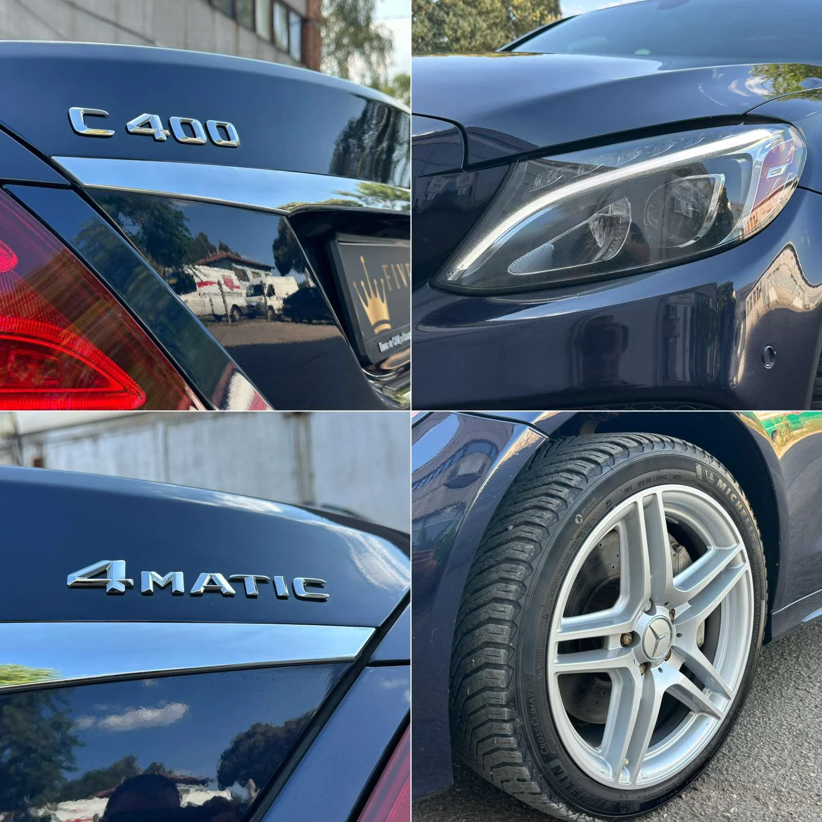 Mercedes-Benz C 400 AMG 4Matic, снимка 13 - Автомобили и джипове - 55752309