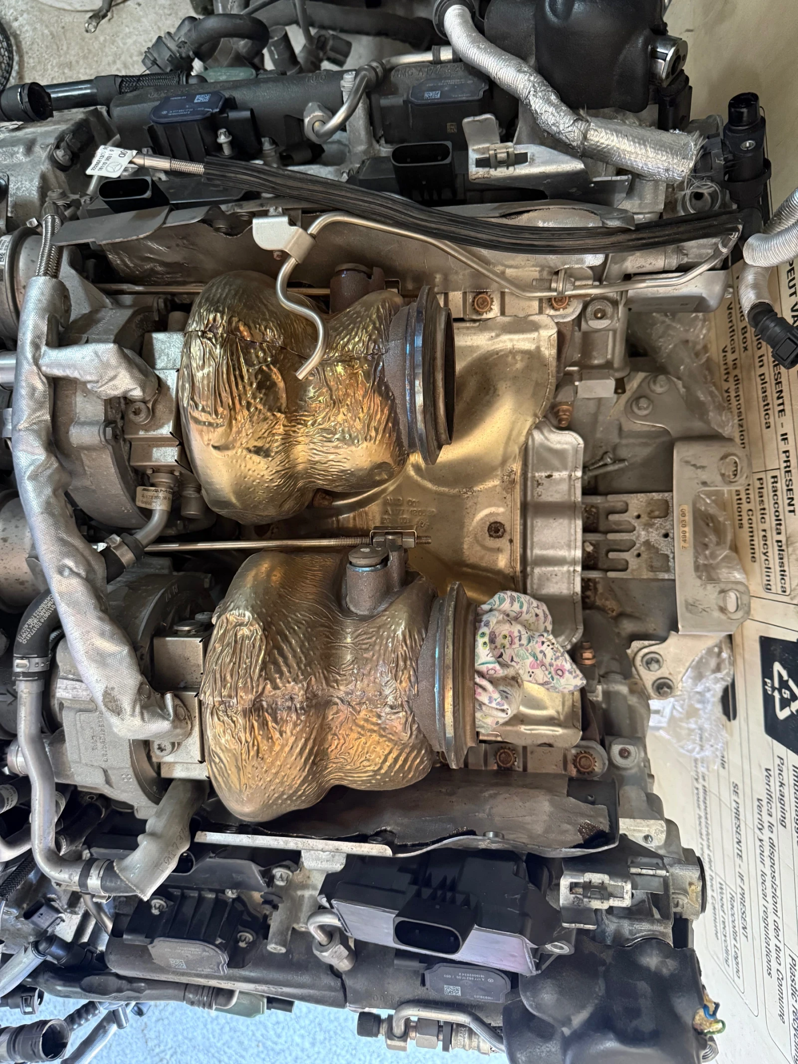 Двигател Mercedes AMG M177 612hp, снимка 3 - Части - 55450876