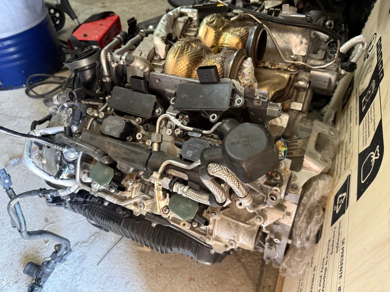 Двигател Mercedes AMG M177 612hp, снимка 8 - Части - 55450876