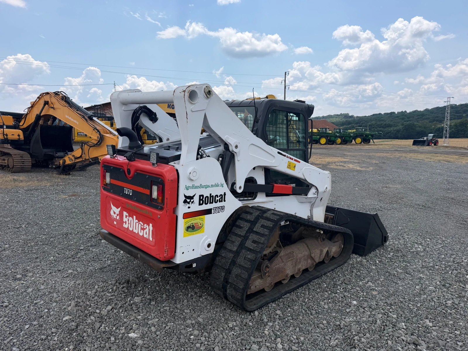 Мини челни товарачи Bobcat T870 HF ЛИЗИНГ, снимка 7 - Индустриална техника - 54220367