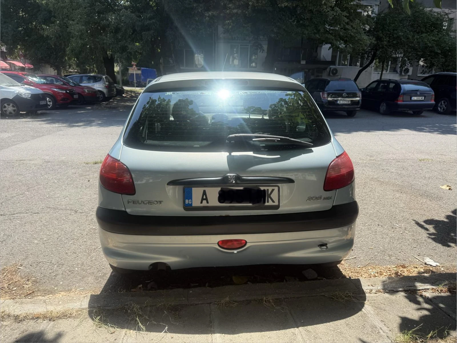 Peugeot 206 1.4HDI/Климатик/, снимка 5 - Автомобили и джипове - 55768848