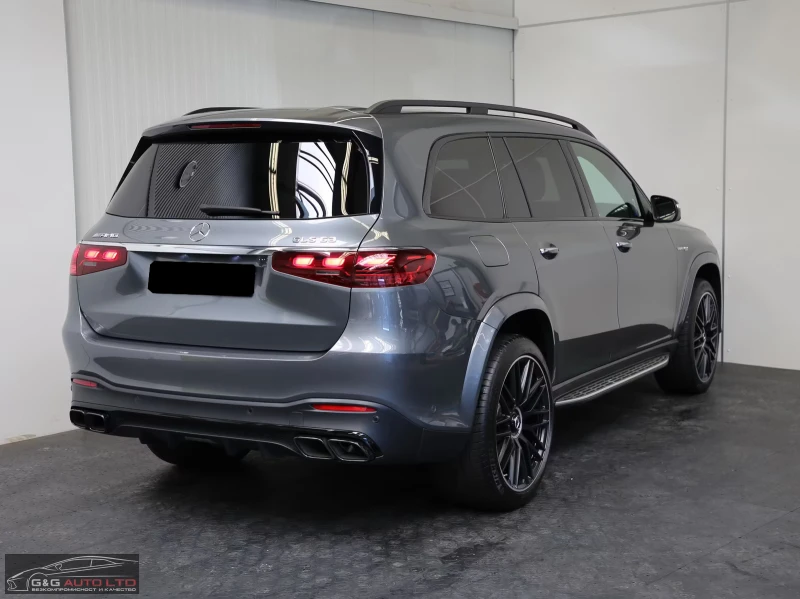 Mercedes-Benz GLS 63 AMG 4MATIC/612HP/PANO/MASSAGE/MEMO/7S/HUD/BURM/568g, снимка 6 - Автомобили и джипове - 52340958
