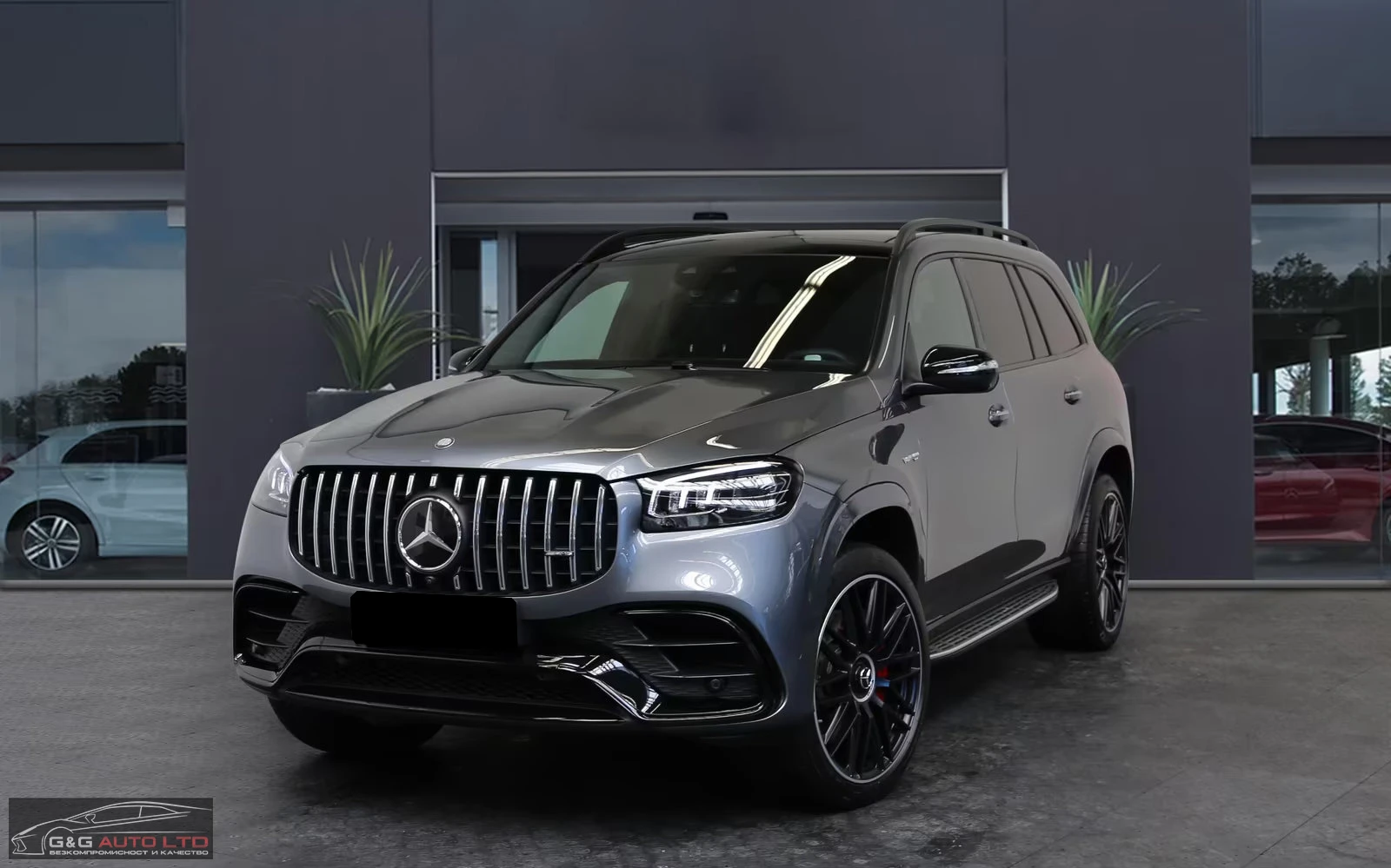 Mercedes-Benz GLS 63 AMG 4MATIC/612HP/PANO/MASSAGE/MEMO/7S/HUD/BURM/568g, снимка 1
