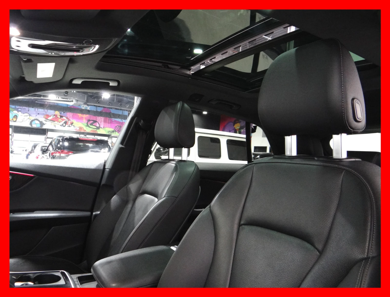Audi Q8 S-LINE / BLACK OPTICS / 360 / B&O / ОБДУХ / PANO, снимка 14 - Автомобили и джипове - 54691155