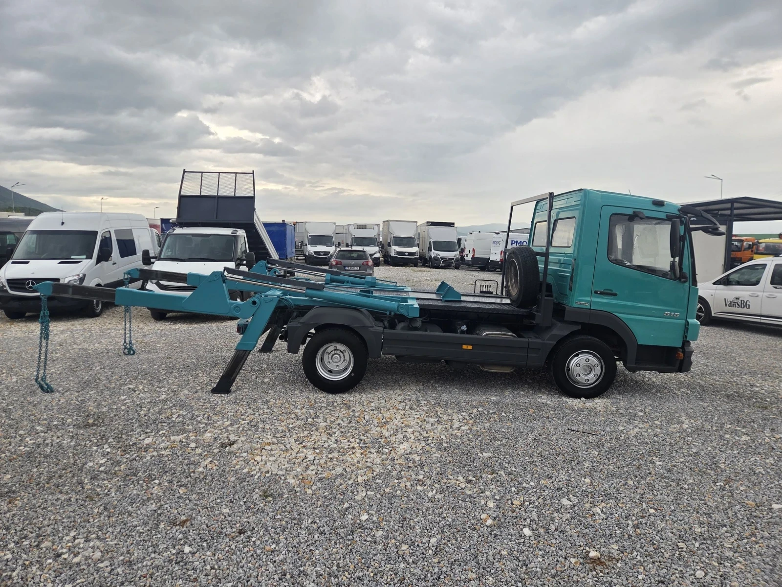Mercedes-Benz Atego 816, КОНТЕИНЕРОВОЗ, ЕВРО 5, снимка 6 - Камиони - 54361779
