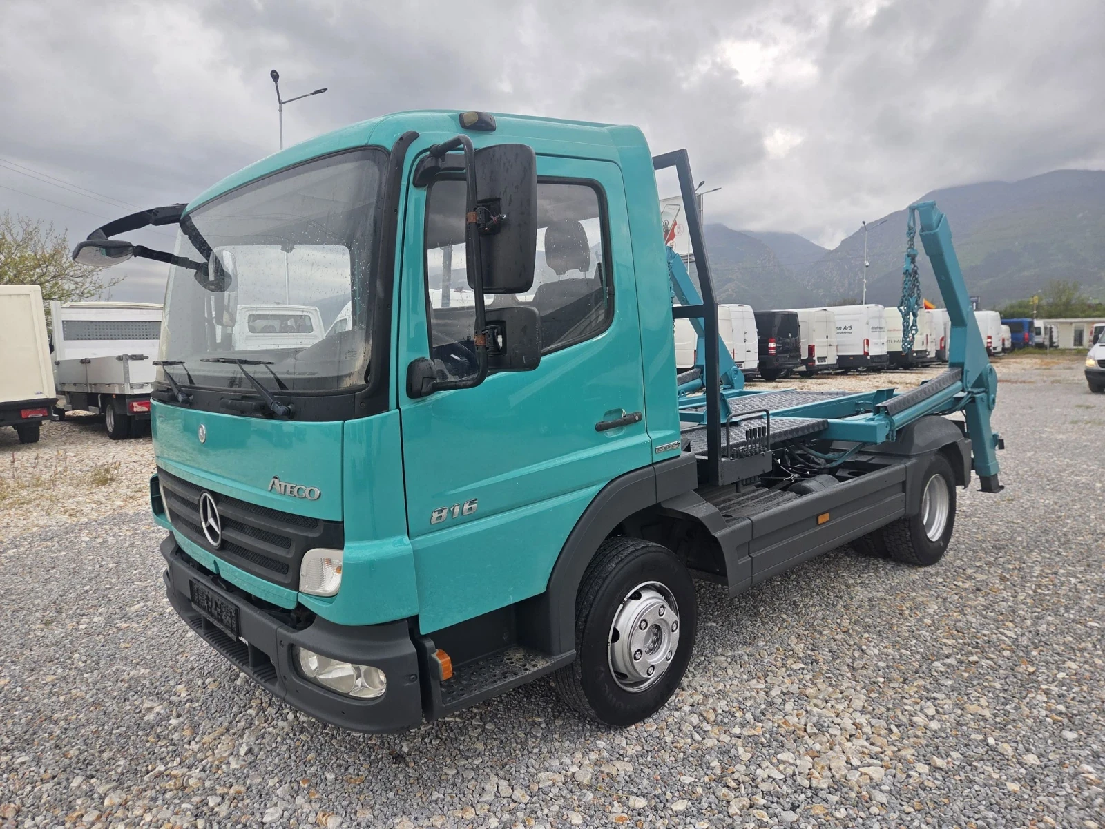 Mercedes-Benz Atego 816, КОНТЕИНЕРОВОЗ, ЕВРО 5, снимка 14 - Камиони - 54361779