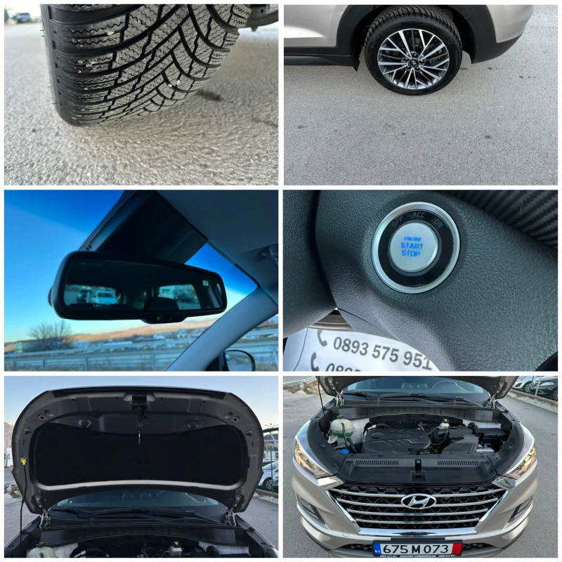 Hyundai Tucson 70.125km-NEW-EURO-6D-AUTOMAT-HYBRID-FULL, снимка 17 - Автомобили и джипове - 48408192