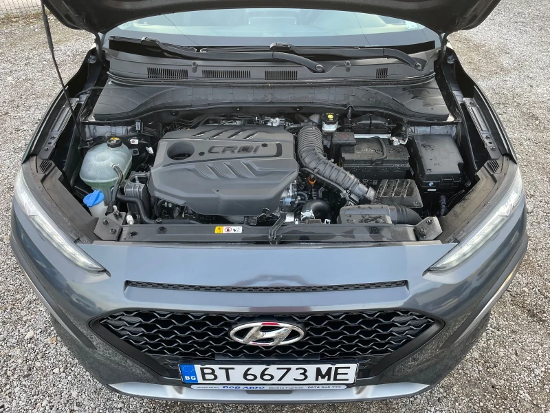 Hyundai Kona 1.6CRDI-LED-CARPLAY-КАМЕРА-ОБСЛУЖЕН, снимка 17 - Автомобили и джипове - 52635077