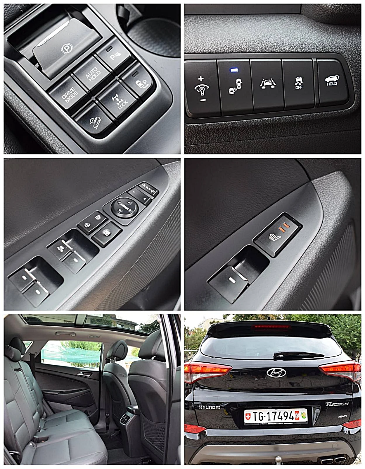 Hyundai Tucson 2.0ШВЕЙЦАРИЯ/VERTEX/4x4/АВТОМАТИК/ОБДУХВАНЕ/КАМЕРА - изображение 9