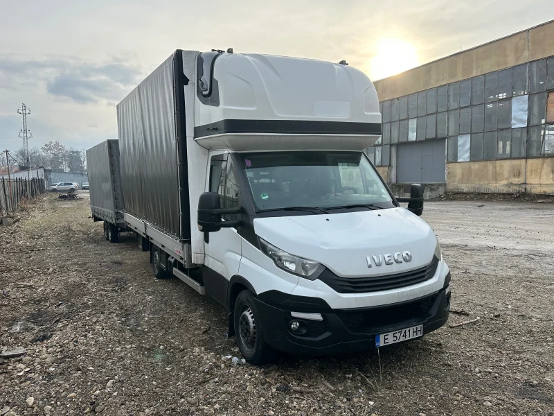 Iveco Daily + ремарке HUMBAUR, снимка 1 - Бусове и автобуси - 48625936