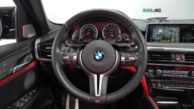 BMW X6 M* КОЖА* ПОДГРЕВ* ОБДУХВАНЕ* HEADUP* 360* LANE ASS, снимка 13