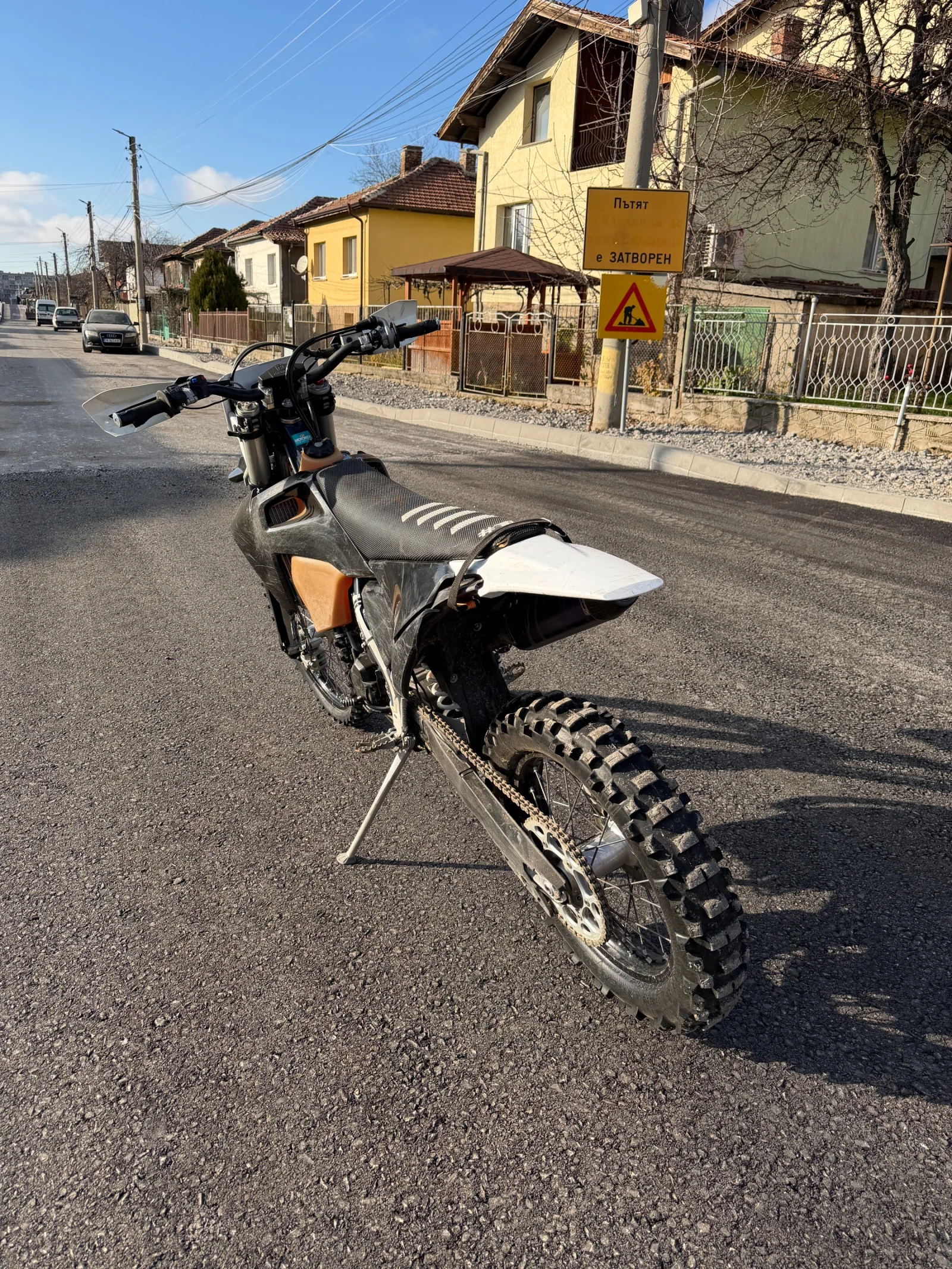 Husqvarna FE Лед Фар / Крайно гърне FMF 4.1 titanium/carbon - изображение 5