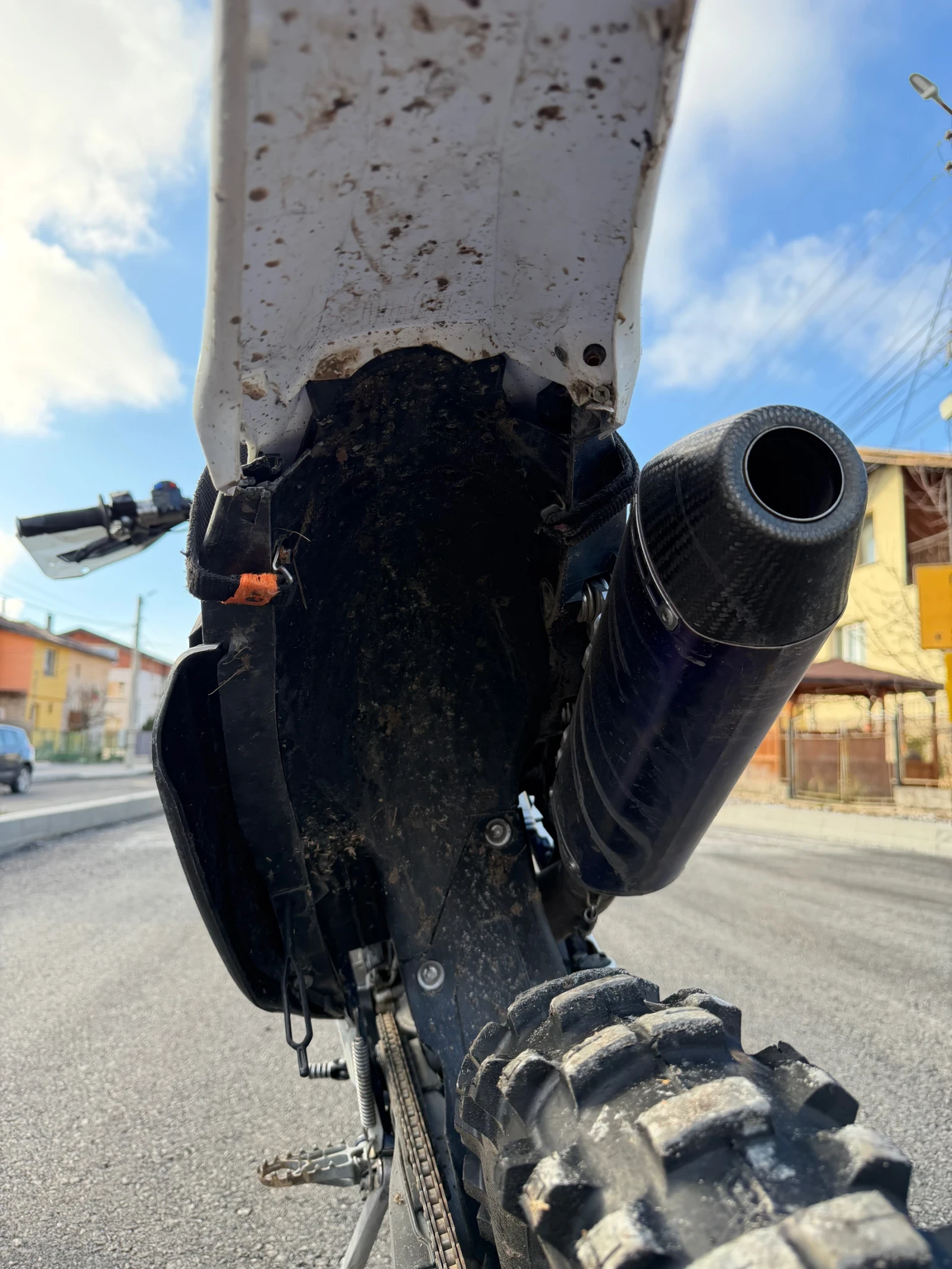 Husqvarna FE   /   FMF 4.1 titanium/carbon | Mobile.bg   14