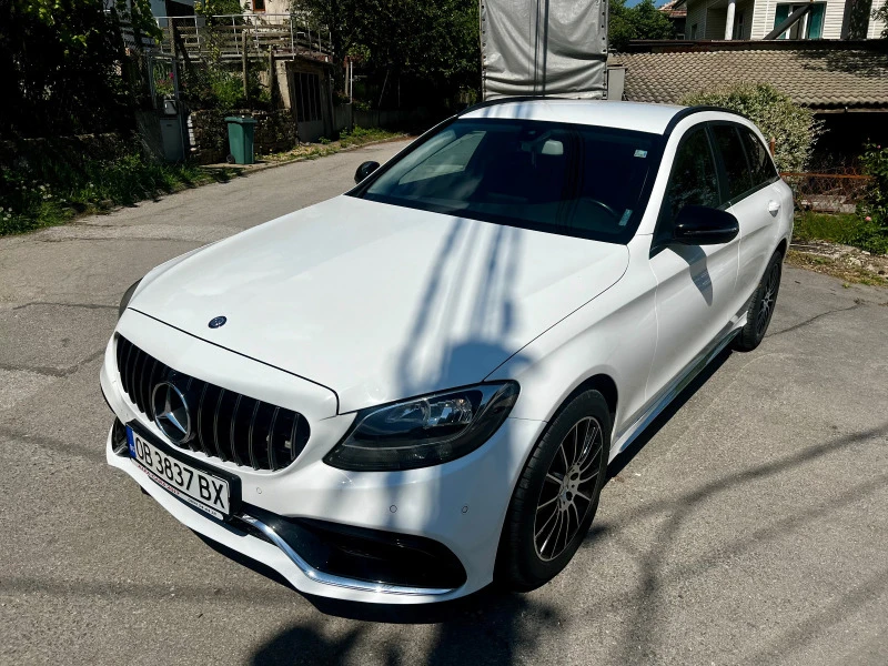 Mercedes-Benz C 180 AMG line, Burmester, напълно обслужен+ Каско, снимка 9 - Автомобили и джипове - 45686508