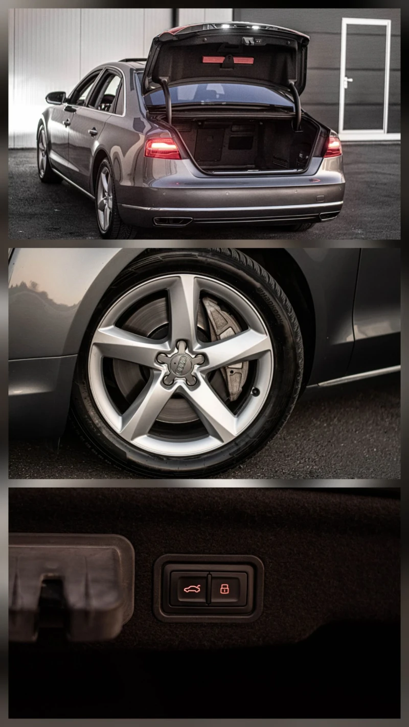 Audi A8 Long 4.2 TDI V8 - 2015 г. Quattro, Full Extras, снимка 17 - Автомобили и джипове - 52498480