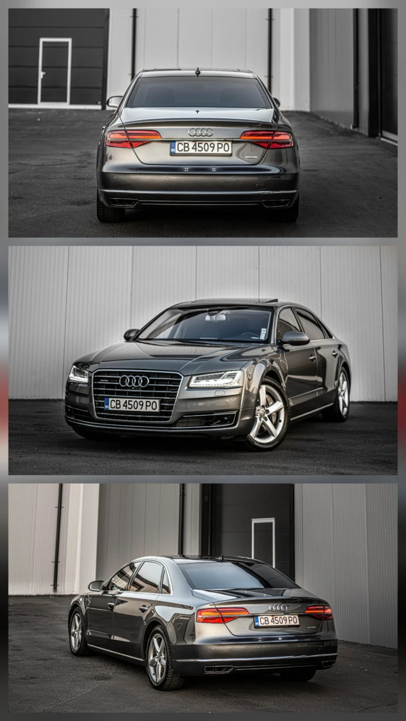 Audi A8 Long 4.2 TDI V8 - 2015 г. Quattro, Full Extras, снимка 4 - Автомобили и джипове - 52498480