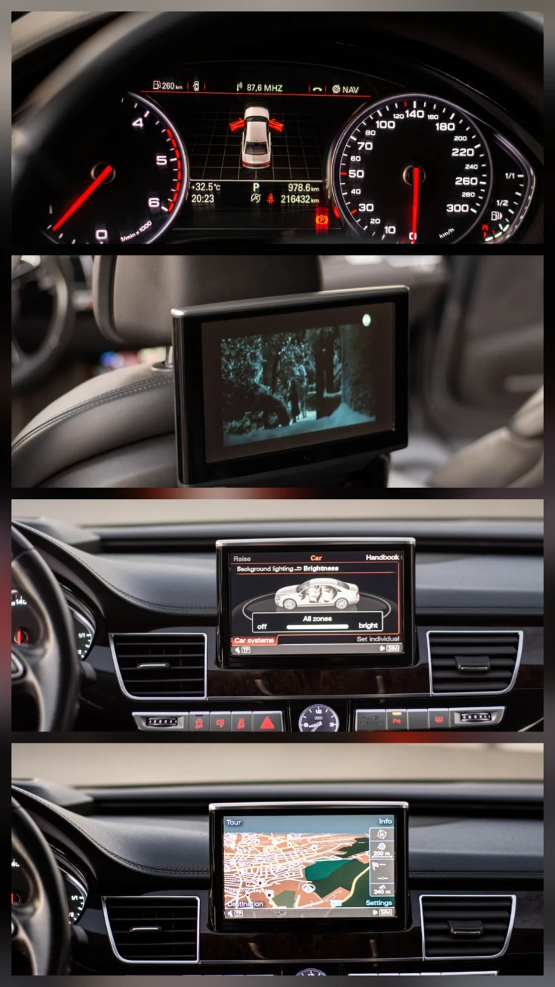 Audi A8 Long 4.2 TDI V8 - 2015 г. Quattro, Full Extras, снимка 7 - Автомобили и джипове - 52498480