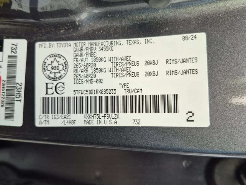 Toyota Tundra * LIMITED HYBRID CREW CAB SHORT BED * CARFAX * БЕЗ, снимка 7 - Автомобили и джипове - 53087028