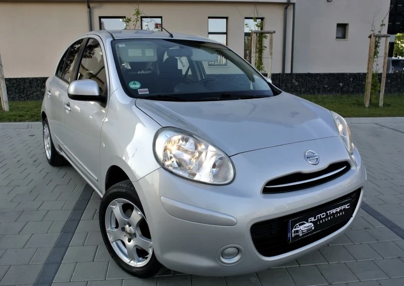 Nissan Micra 1.2i* РЕГИСТРИРАН* КЛИМАТРОНИК* АВТОПИЛОТ* ЕВРО 5, снимка 2 - Автомобили и джипове - 55979727