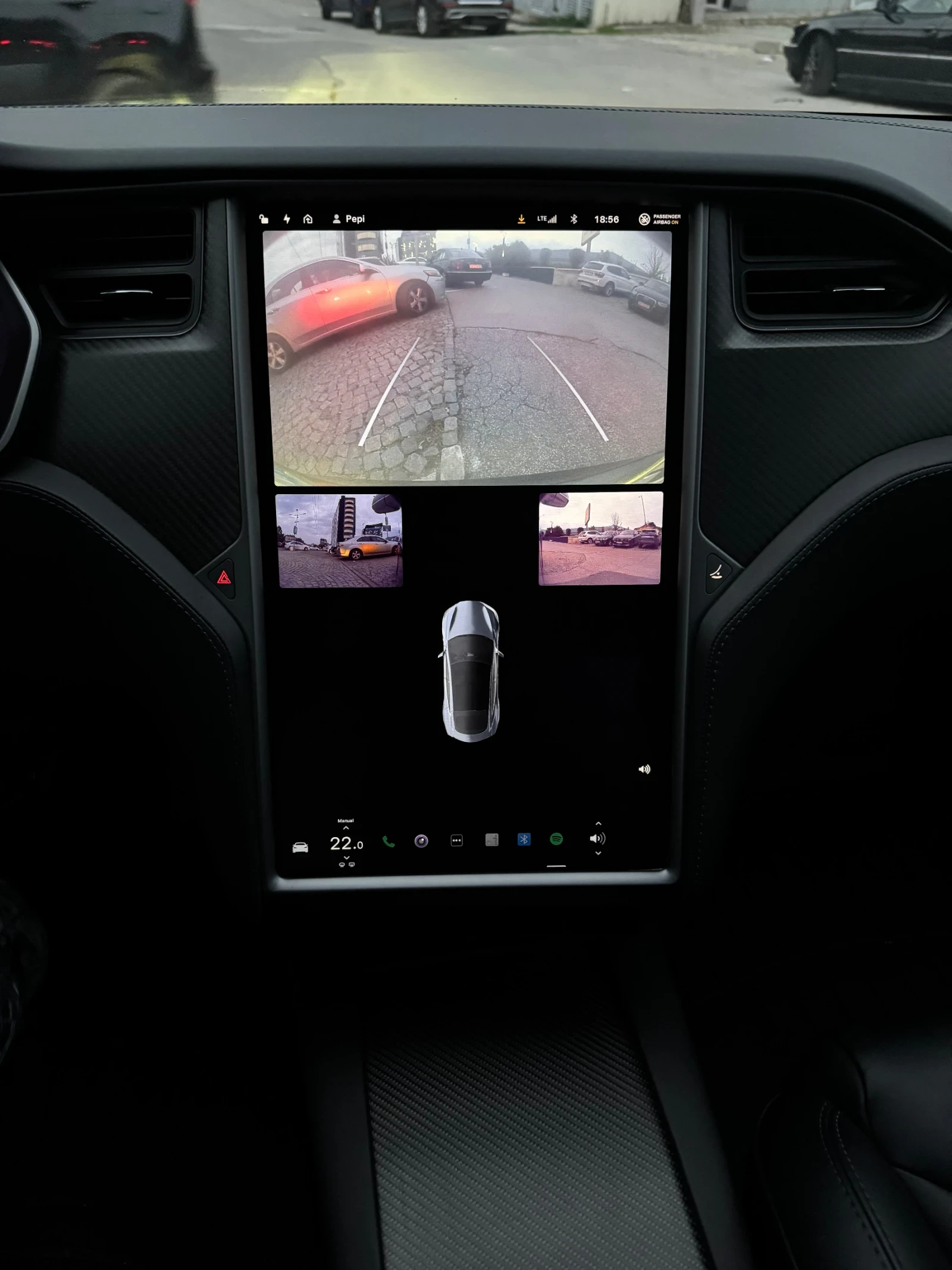 Tesla Model S 75D/2019/MCU2/525к.с./4Х4/Кожа/Панорама, снимка 15 - Автомобили и джипове - 53864714