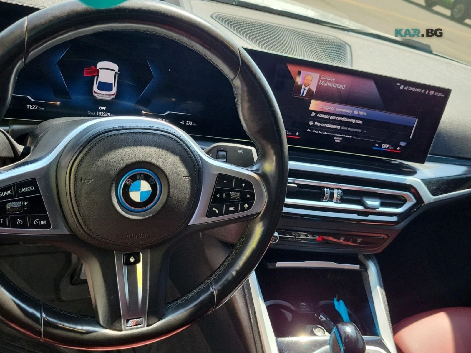BMW i4 Gran Coupe Edrive40 * AвтоКредит * (ЦЕНА ДО БГ), снимка 11 - Автомобили и джипове - 54825403