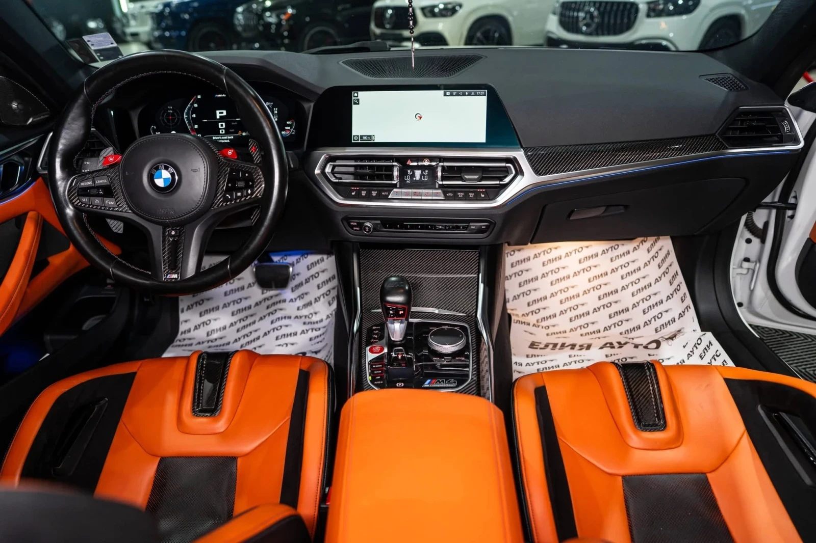 BMW M4 COMPETITION STAGE 1 LED CARBON H&K ЛИЗИНГ 100%, снимка 15 - Автомобили и джипове - 55476731