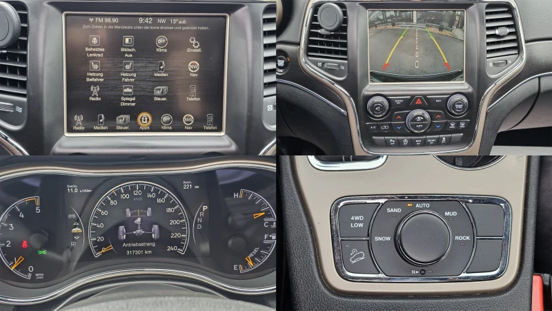 Jeep Grand cherokee Limited 3.0CRD CH-СЕРВИЗНА ИСТ.-ТОП СЪСТ-ЛИЗИНГ, снимка 11 - Автомобили и джипове - 51988296