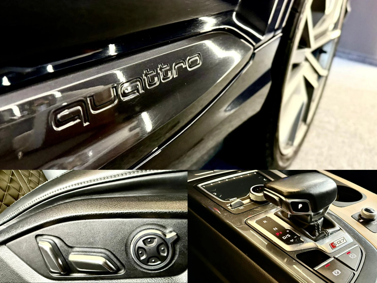 Audi SQ7 Quattro* S-Line* V8* Подгрев* Pano* ЛИЗИНГ, снимка 16 - Автомобили и джипове - 55689437
