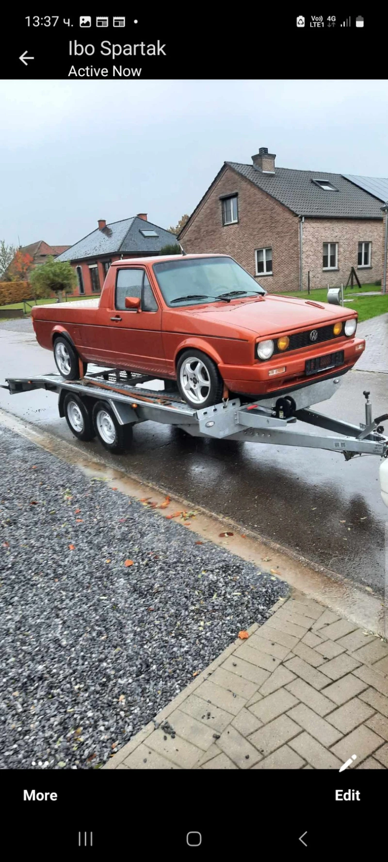 VW Caddy MK1, снимка 1 - Автомобили и джипове - 46890709