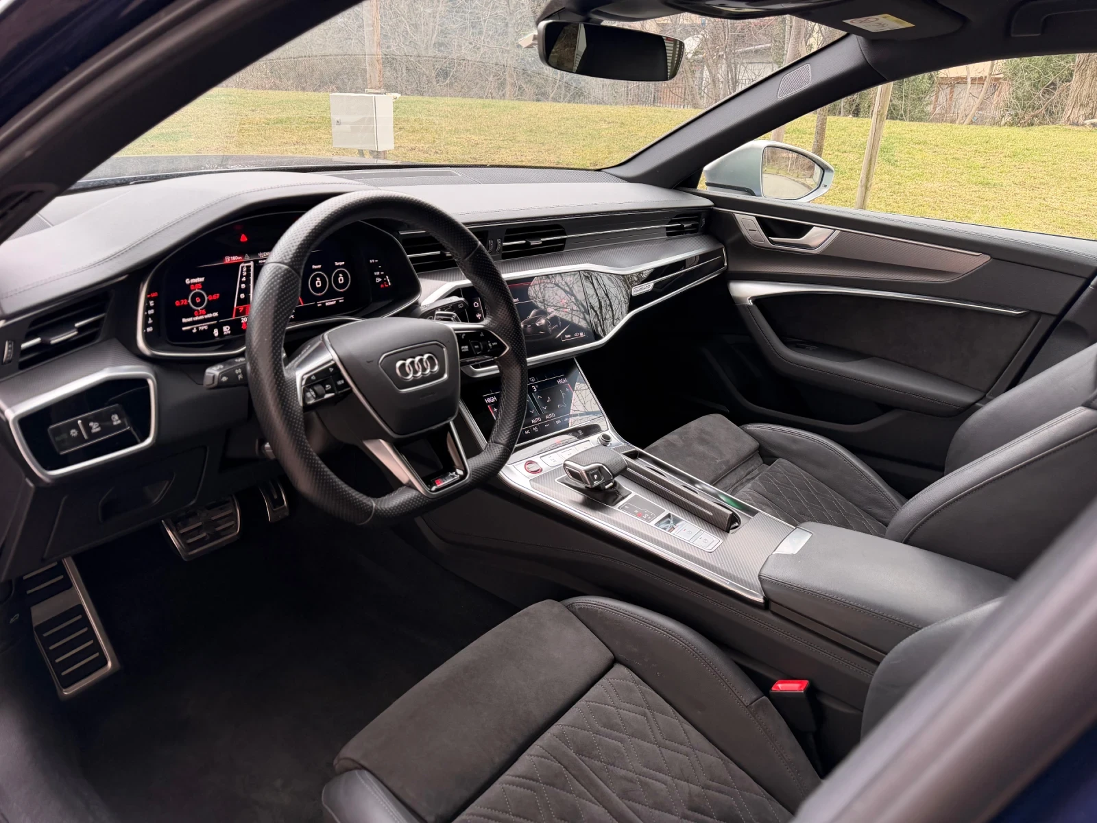 Audi Rs6 CARBON CERAMIC / ВЪЗДУШНО ОКАЧВАНЕ, снимка 9 - Автомобили и джипове - 53892590