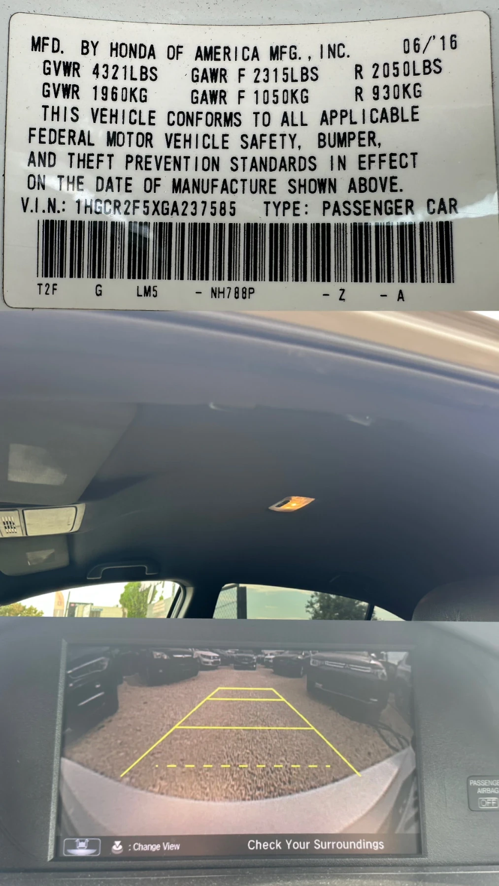 Honda Accord 2.4i Sport, лизинг без първоначална вноска, снимка 11 - Автомобили и джипове - 55939153