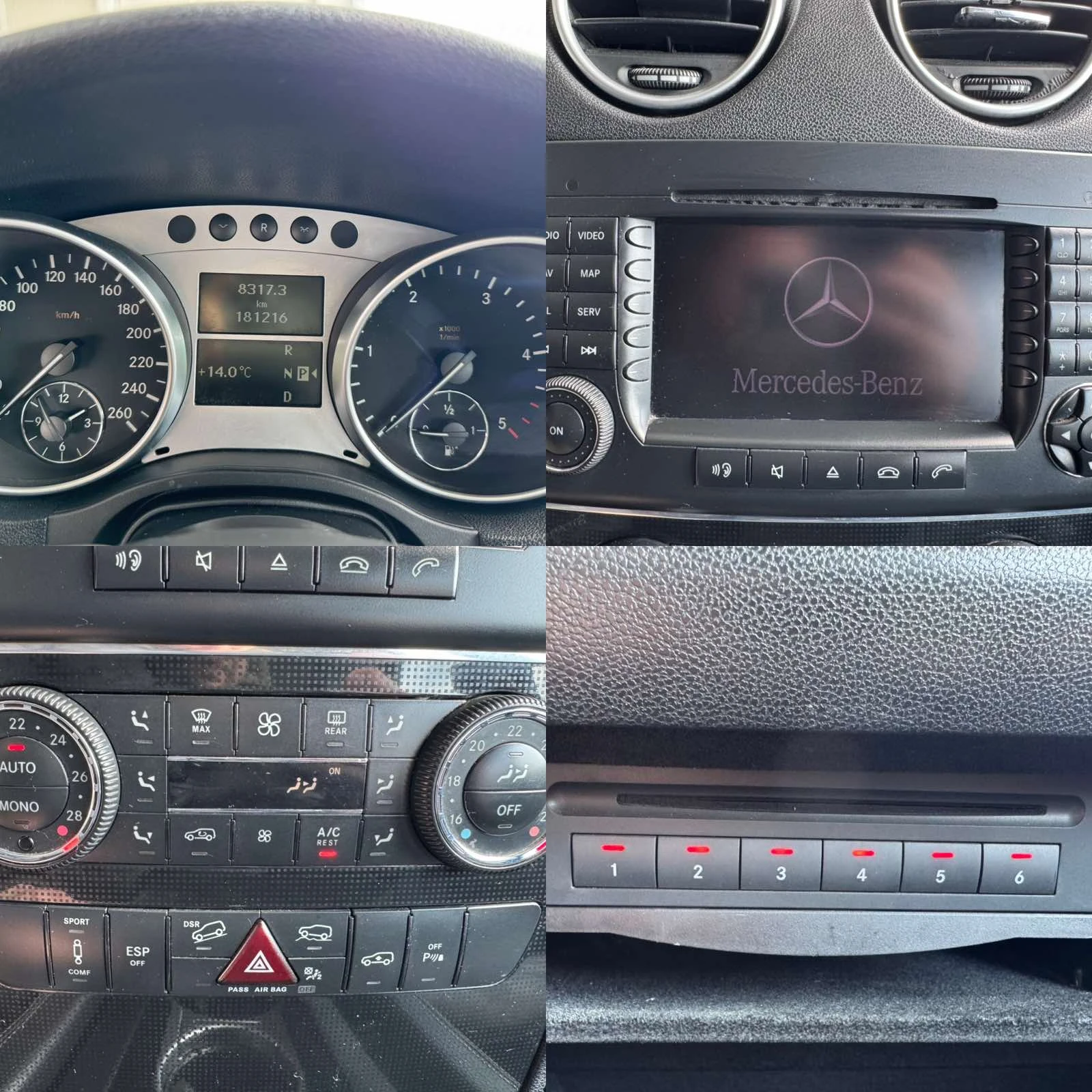 Mercedes-Benz ML 320 CDI* 224ps* 4М* КОЖА* КАМЕРА* НАВИ, снимка 13 - Автомобили и джипове - 54025236