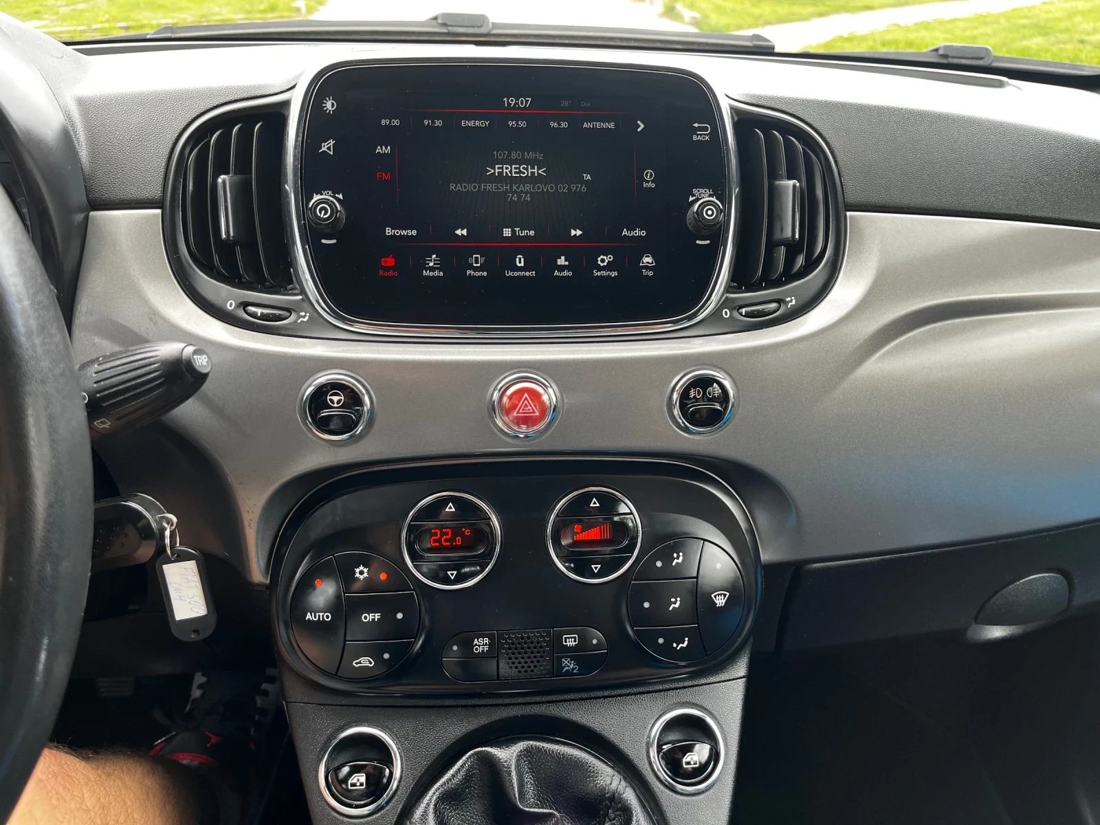 Fiat 500 S 1.2i реални км дигитал навигация  - изображение 9