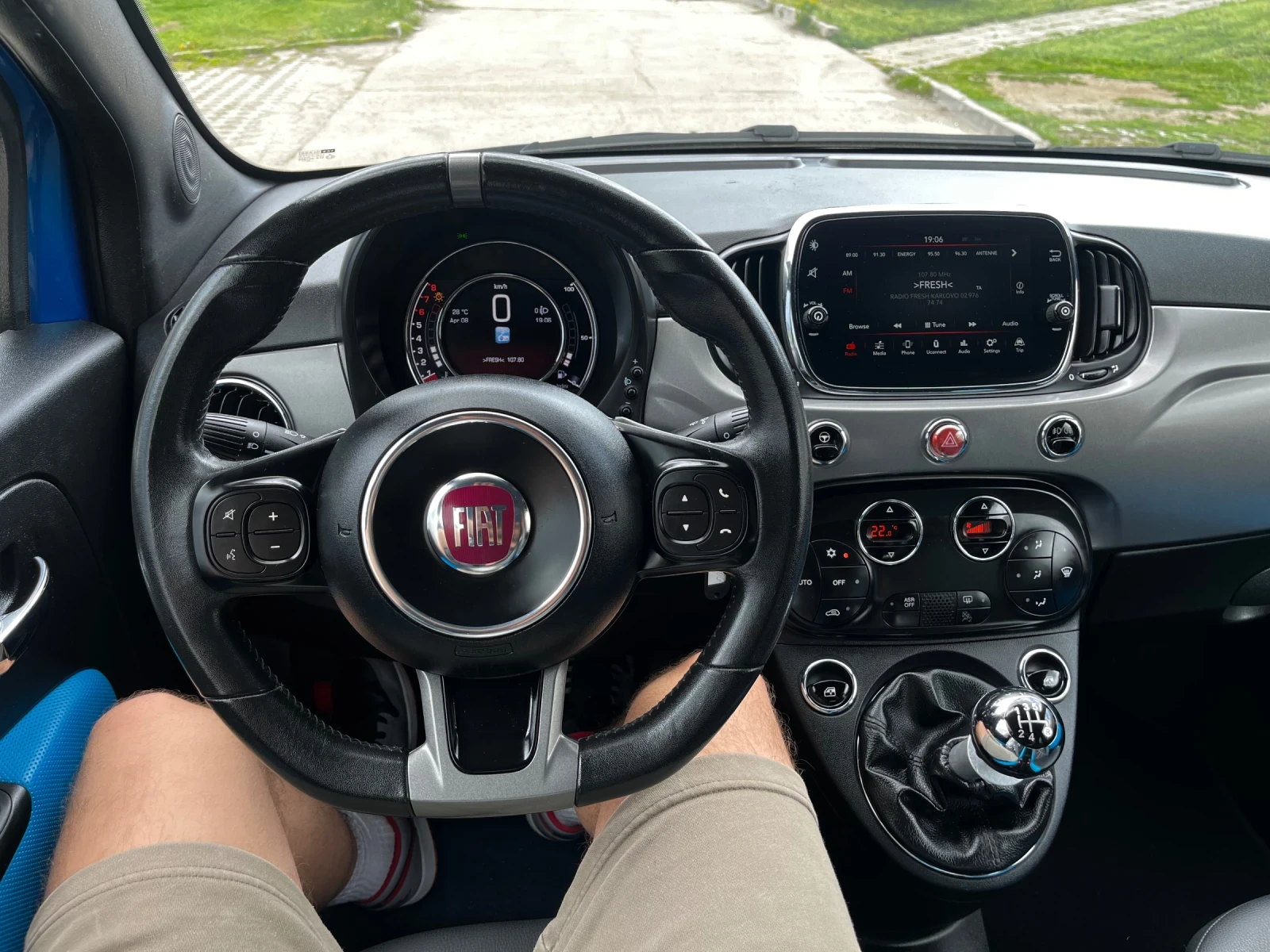 Fiat 500 S 1.2i реални км дигитал навигация  - изображение 8