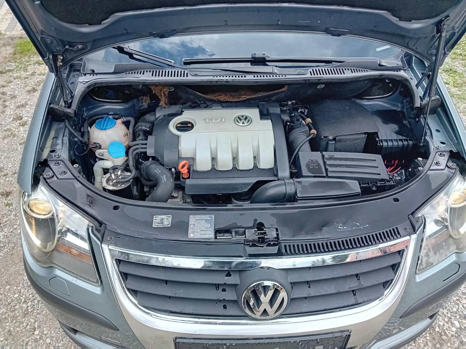 VW Touran CROSS-1.9TDI-105 коня, 6-скорости, Внос, ,  - изображение 10