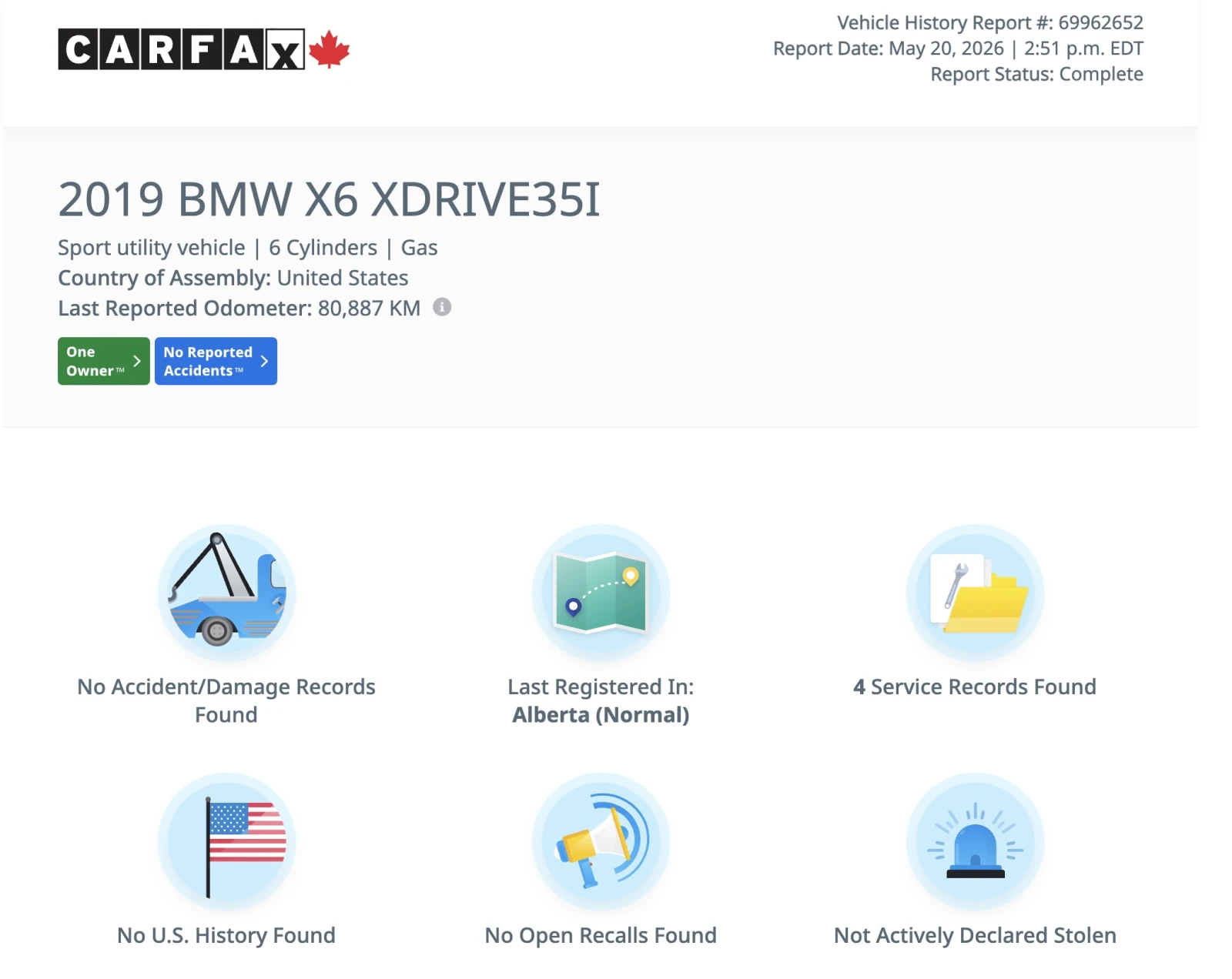 BMW X6 xDrive35i CARFAX НАЛИЧЕН | 2019 | 112 107 кm, снимка 15 - Автомобили и джипове - 56216066