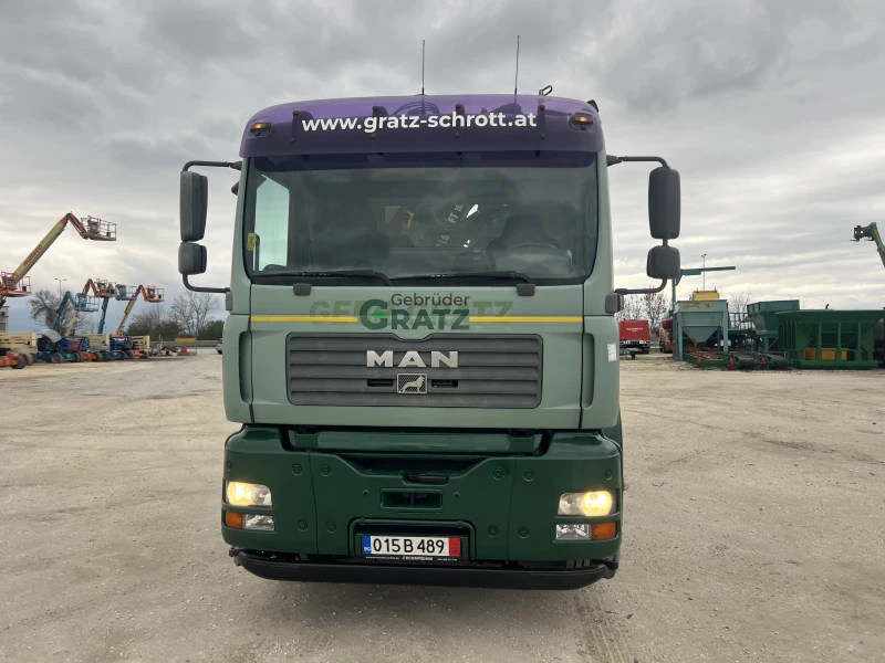 Man Tga 6х4, Кран-Z, Контейноровоз, , , , , снимка 7 - Камиони - 51910369