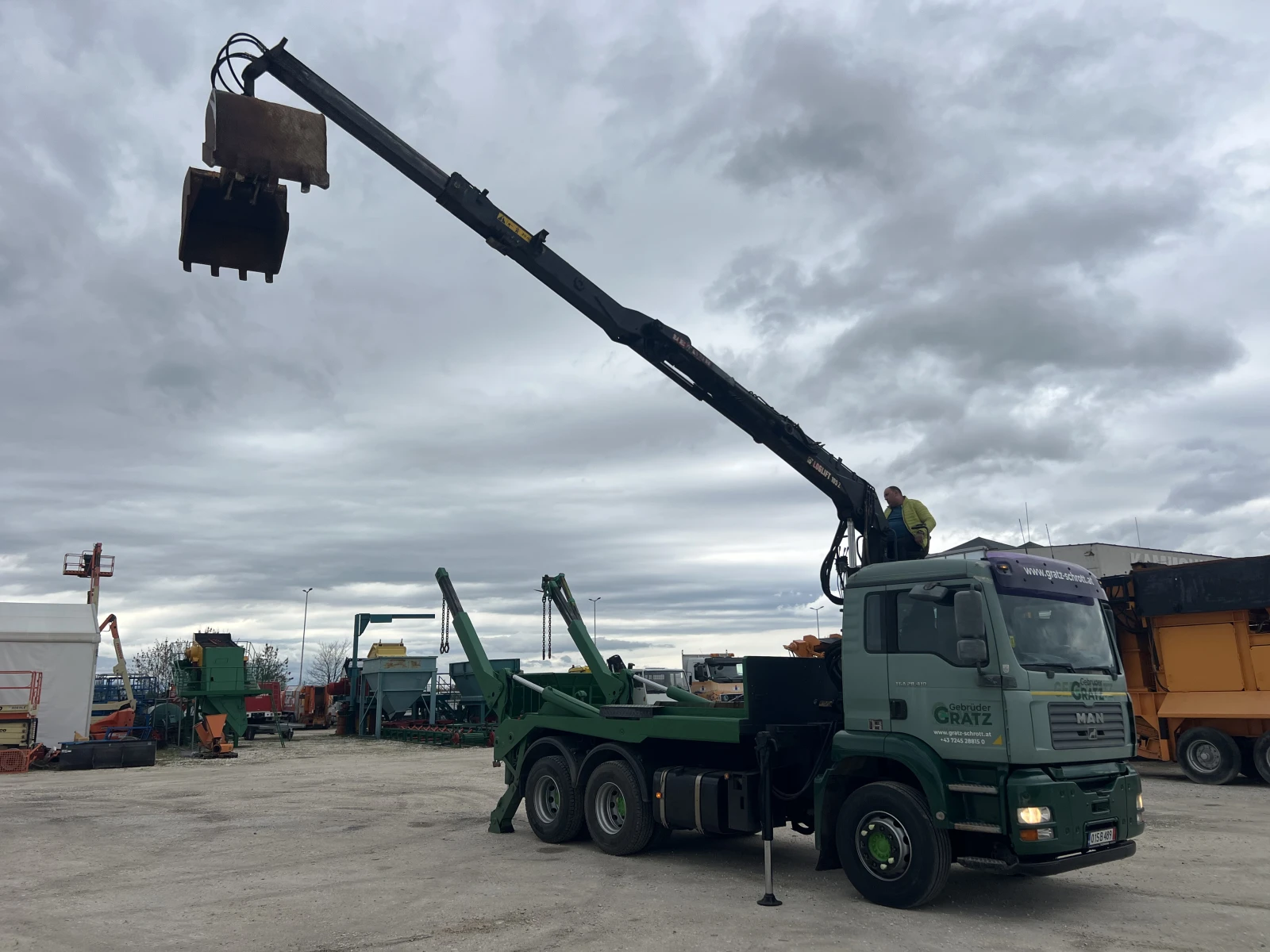 Man Tga 6х4, Кран-Z, Контейноровоз, , , ,  - изображение 3