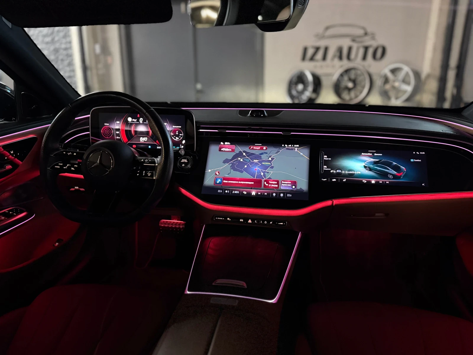 Mercedes-Benz E 200 D/AMG PACK/ГАРАНЦИОННА/SUPERSCEEN /2025г, снимка 14 - Автомобили и джипове - 55722524