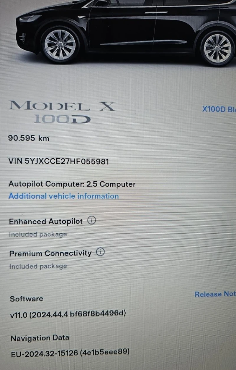 Tesla Model X X100D в Гаранция, снимка 7 - Автомобили и джипове - 51210250