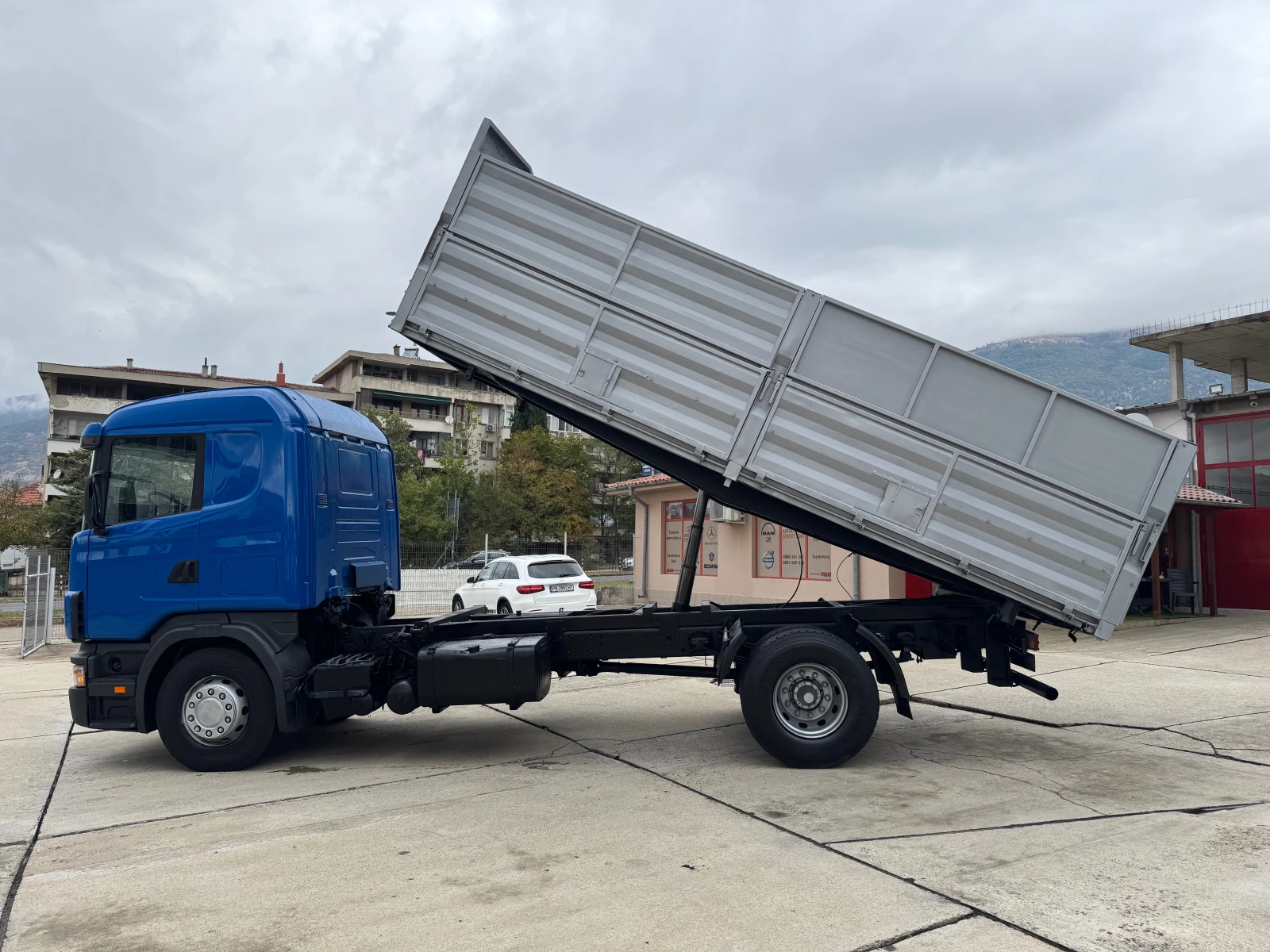 Scania 144 тристранен самосвал 6.20м - изображение 2