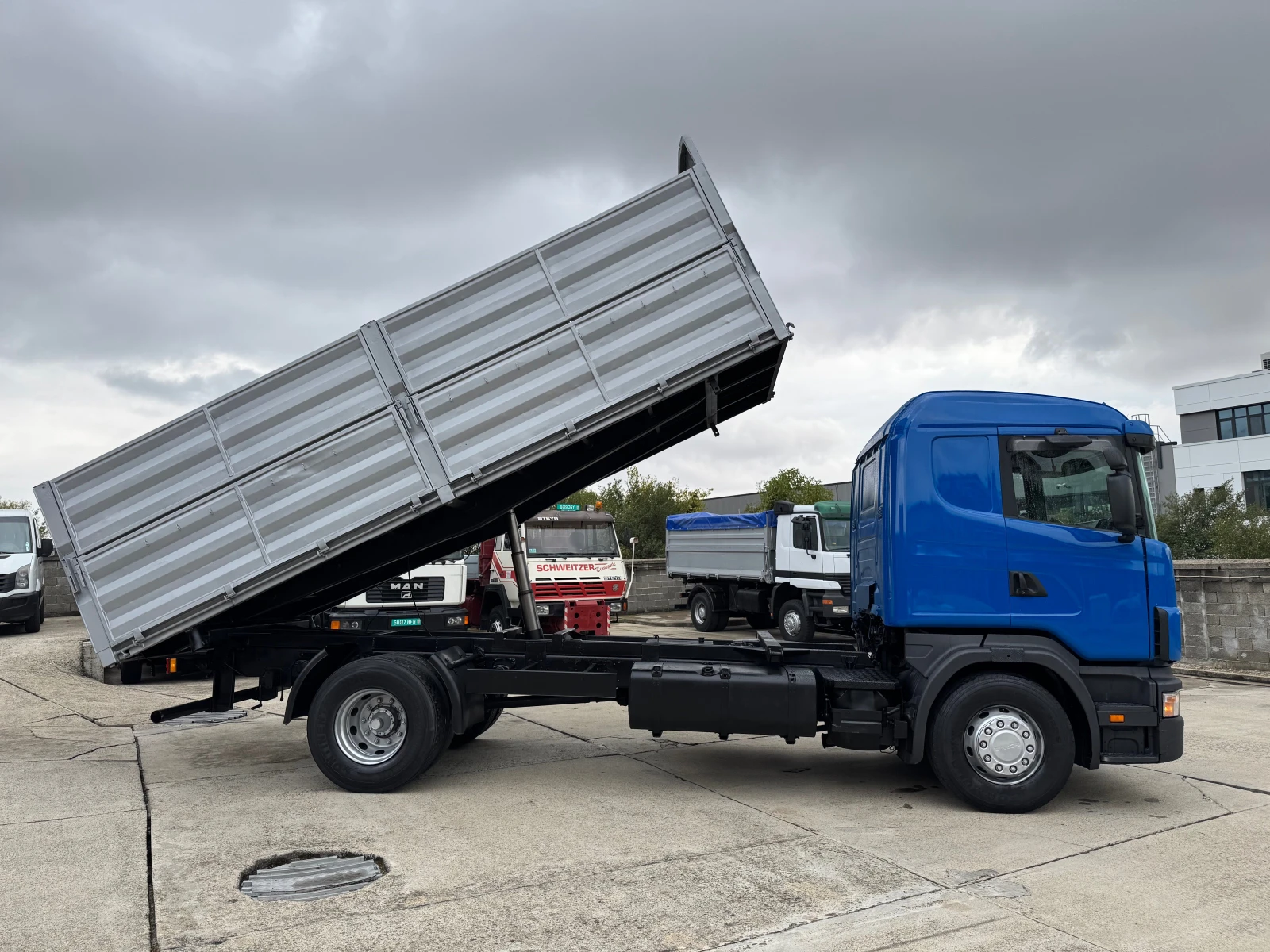 Scania 144 тристранен самосвал 6.20м - изображение 5